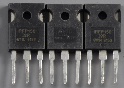 various-100x IRFP150 MOSFET transistors